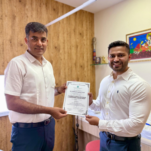 Fellowship with Dr. Vishal Kundnani in minimally invasive spine surgery (MISS) and cranio vertebral junction (CVJ) and deformity correction in adult and pediatric age groups. Fellowship done at Lilavati and Bombay hospital and medical research center