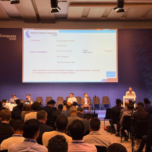 Discussing latest minimally invasive spine trends on international podium